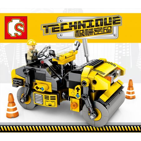 SEMBO 701201 non  CON LĂN TRỐNG ĐÔI bộ đồ chơi xếp lắp ráp ghép mô hình  TECHINQUE Kỹ Thuật Công Nghệ Cao Mô Hình Phương Tiện 235 khối