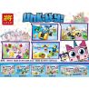 LELE 39134-3 39134-4 non  MÈO KỲ LÂN bộ đồ chơi xếp lắp ráp ghép mô hình UNIKITTY 111 khối