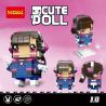 JISI 6847 non  D.VA. bộ đồ chơi xếp lắp ráp ghép mô hình Brickheadz CUTEDOLL D.VA Nhân Vật Đầu To 159 khối