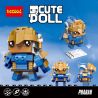 JISI 6849 non  PHARAOH EAGLE EMILY. bộ đồ chơi xếp lắp ráp ghép mô hình Brickheadz CUTEDOLL PHARAH Nhân Vật Đầu To 144 khối