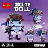 JISI 6850 non  GÓA PHỤ bộ đồ chơi xếp lắp ráp ghép mô hình Brickheadz CUTEDOLL WIDOWMAKER Nhân Vật Đầu To 153 khối
