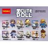 JISI 6850 non  GÓA PHỤ bộ đồ chơi xếp lắp ráp ghép mô hình Brickheadz CUTEDOLL WIDOWMAKER Nhân Vật Đầu To 153 khối