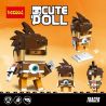 JISI 6852 non  NGƯỜI TRUY TÌM bộ đồ chơi xếp lắp ráp ghép mô hình Brickheadz CUTEDOLL TRACER Nhân Vật Đầu To 164 khối
