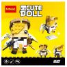 JISI 6856 non  THIÊN THẦN bộ đồ chơi xếp lắp ráp ghép mô hình Brickheadz CUTEDOLL MERCY Nhân Vật Đầu To 162 khối