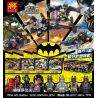 LELE 34054 non  BATMAN TẤN CÔNG 4 BỘ MINIFIGURE bộ đồ chơi xếp lắp ráp ghép mô hình Super Heroes Siêu Nhân Anh Hùng 280 khối