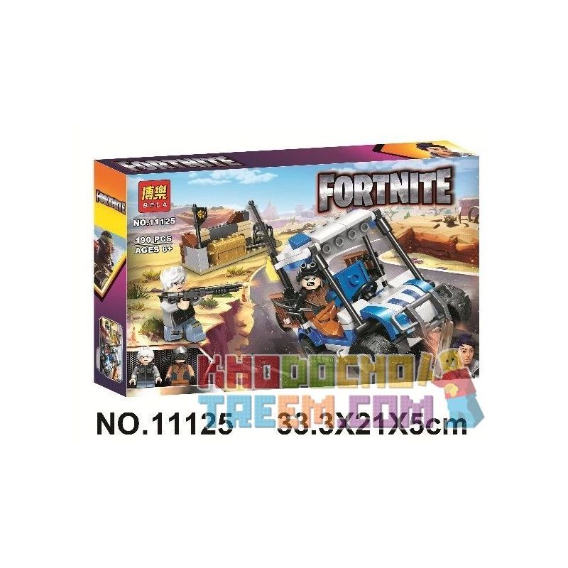 Bela 11125 Lari 11125 non  ĐÊM PHÁO ĐÀI bộ đồ chơi xếp lắp ráp ghép mô hình Fornite FORTNITE Bắn Súng 190 khối