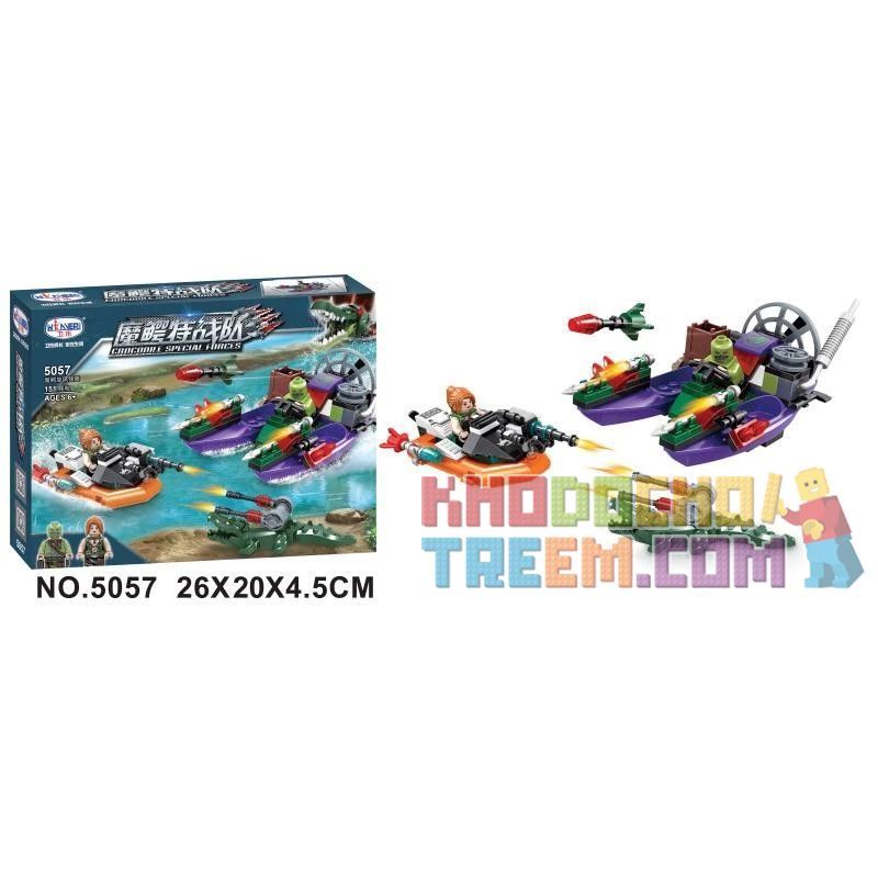 Winner 5057 non  ĐỘI ĐẶC BIỆT QUỶ 5057 bộ đồ chơi xếp lắp ráp ghép mô hình Swat Special Force CROCODILE SPECIAL FORCES Đặc Nhiệm
