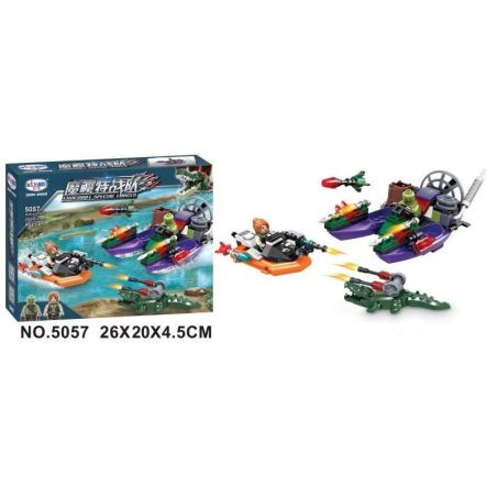 Winner 5057 non  ĐỘI ĐẶC BIỆT QUỶ 5057 bộ đồ chơi xếp lắp ráp ghép mô hình Swat Special Force CROCODILE SPECIAL FORCES Đặc Nhiệm