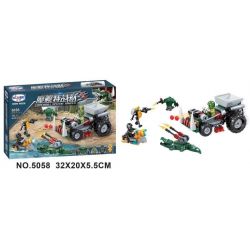 Winner 5058 non  ĐỘI ĐẶC BIỆT QUỶ 5058 bộ đồ chơi xếp lắp ráp ghép mô hình Swat Special Force CROCODILE SPECIAL FORCES Đặc Nhiệm 183 khối