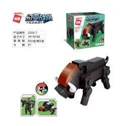 Enlighten 2103 Qman 2103 non  10 QUY TẮC CỦA RỪNG bộ đồ chơi xếp lắp ráp ghép mô hình Creator Sáng Tạo 36 khối