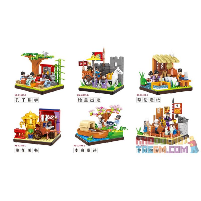 XINGBAO XB-01403A 01403A XB01403A non  BÀI GIẢNG KHỔNG TỬ bộ đồ chơi xếp lắp ráp ghép mô hình Modular Buildings Mô Hình Nhà Cửa