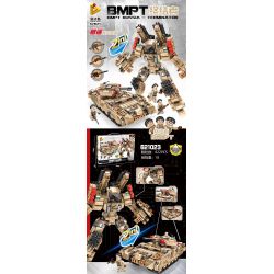 PanlosBrick 621023 Panlos Brick 621023 non  BMPT TERMINATOR. bộ đồ chơi xếp lắp ráp ghép mô hình Transformers SUPER DEFORMATION BMPT RUSSIA TERMINATOR Robot Đại Chiến Người Máy Biến Hình 822 khối