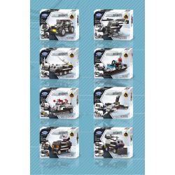 XINGBAO XB XB3003 3003 non  CẢNH SÁT ĐẶC BIỆT PIONEER 8IN1 bộ đồ chơi xếp lắp ráp ghép mô hình Military Army PIONEER SWAT Quân Sự Bộ Đội