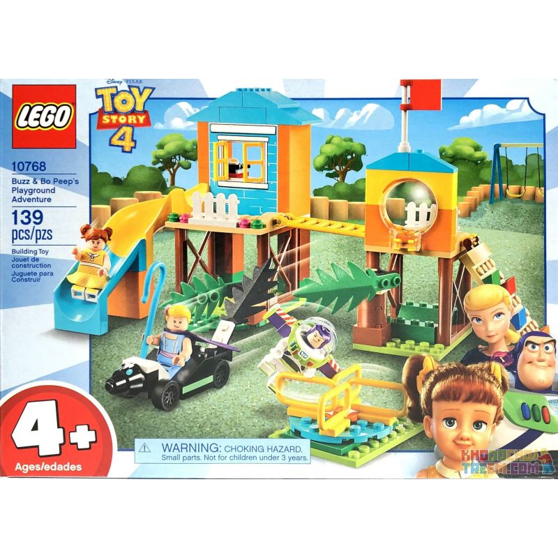 NOT  BUZZ AND BO PEEP'S PLAYGROUND ADVENTURE 10768 LARI 11319 LEPIN 16064 xếp lắp ráp ghép mô hình BUZZ VÀ BO PEEP'S PLAYGROUND ADVENTURE CUỘC PHIÊU LƯU TRÊN SÂN CHƠI CỦA Toy Story Câu Chuyện Đồ Chơi 139 khối