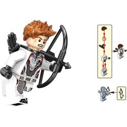 LELE 34095 non  BỘ SƯU TẬP 16 MÔ HÌNH NHÂN VẬT AVENGERS 4 bộ đồ chơi xếp lắp ráp ghép mô hình Super Heroes Siêu Nhân Anh Hùng