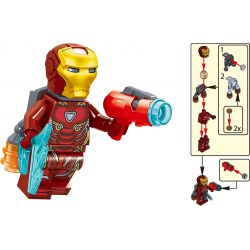 LELE 34095 non  BỘ SƯU TẬP 16 MÔ HÌNH NHÂN VẬT AVENGERS 4 bộ đồ chơi xếp lắp ráp ghép mô hình Super Heroes Siêu Nhân Anh Hùng