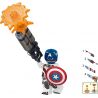 LELE 34095 non  BỘ SƯU TẬP 16 MÔ HÌNH NHÂN VẬT AVENGERS 4 bộ đồ chơi xếp lắp ráp ghép mô hình Super Heroes Siêu Nhân Anh Hùng