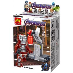 LELE 34095 non  BỘ SƯU TẬP 16 MÔ HÌNH NHÂN VẬT AVENGERS 4 bộ đồ chơi xếp lắp ráp ghép mô hình Super Heroes Siêu Nhân Anh Hùng