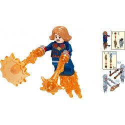 LELE 34095 non  BỘ SƯU TẬP 16 MÔ HÌNH NHÂN VẬT AVENGERS 4 bộ đồ chơi xếp lắp ráp ghép mô hình Super Heroes Siêu Nhân Anh Hùng