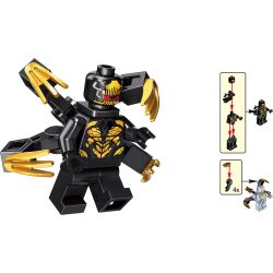 LELE 34095 non  BỘ SƯU TẬP 16 MÔ HÌNH NHÂN VẬT AVENGERS 4 bộ đồ chơi xếp lắp ráp ghép mô hình Super Heroes Siêu Nhân Anh Hùng