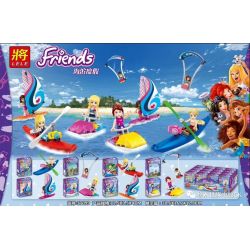 LELE 37099 non  KỲ NGHỈ BÊN BỜ BIỂN 8 KIỂU bộ đồ chơi xếp lắp ráp ghép mô hình  Các Bạn Gái