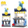 WANGE 2312 non  CỬA HÀNG ĐỒ UỐNG-NHÌN RA PHỐ NHỎ bộ đồ chơi xếp lắp ráp ghép mô hình Mini Modular JUICE SHOP Đường Phố Thu Nhỏ 236 khối