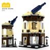 WANGE 2313 non  QUÁN RƯỢU NHỎ Ở GÓC NHÌN RA PHỐ bộ đồ chơi xếp lắp ráp ghép mô hình Mini Modular CORNER BAR Đường Phố Thu Nhỏ 231 khối