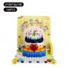 WANGE 2100 non  THIỆP SINH NHẬT bộ đồ chơi xếp lắp ráp ghép mô hình Seasonal HAPPY BIRTHDAY! Mùa Lễ Hội 138 khối