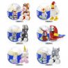 WANGE WG01 non  GACHA ĐỘNG VẬT 12 TRONG bộ đồ chơi xếp lắp ráp ghép mô hình Animals CAPSULE MINI ANIMAL BUILDING BLOCK 12IN1