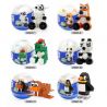 WANGE WG01 non  GACHA ĐỘNG VẬT 12 TRONG bộ đồ chơi xếp lắp ráp ghép mô hình Animals CAPSULE MINI ANIMAL BUILDING BLOCK 12IN1