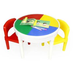 WANGE 68012 non  BÀN HỌC +300 bộ đồ chơi xếp lắp ráp ghép mô hình Basic BUILDING BLOCKS TABLE&300PCS BASIC Khối Cơ Bản 300 khối