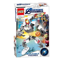 XSZ KSZ 330 non  BỘ ĐỒ LƯỢNG TỬ bộ đồ chơi xếp lắp ráp ghép mô hình Marvel Super Heroes AHEROES ASSEMBLE Siêu Anh Hùng Marvel 49 khối