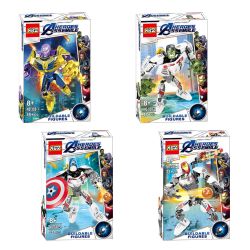 XSZ KSZ 330 non  BỘ ĐỒ LƯỢNG TỬ bộ đồ chơi xếp lắp ráp ghép mô hình Marvel Super Heroes AHEROES ASSEMBLE Siêu Anh Hùng Marvel 49 khối