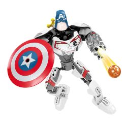 XSZ KSZ 330 non  BỘ ĐỒ LƯỢNG TỬ bộ đồ chơi xếp lắp ráp ghép mô hình Marvel Super Heroes AHEROES ASSEMBLE Siêu Anh Hùng Marvel 49 khối