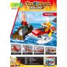 CAYI 2602A 2602B 2602C 2602D non  4 LOẠI XE VÒI RỒNG CAO ÁP bộ đồ chơi xếp lắp ráp ghép mô hình Fire Rescure FIRE HERO Cứu Hỏa 314 khối
