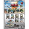 CAYI 2001 non  KHỦNG HOẢNG HẠT NHÂN 6 MÔ HÌNH bộ đồ chơi xếp lắp ráp ghép mô hình Military Army NUCLEAR WAR Quân Sự Bộ Đội 72 khối