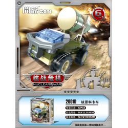 CAYI 2001 non  KHỦNG HOẢNG HẠT NHÂN 6 MÔ HÌNH bộ đồ chơi xếp lắp ráp ghép mô hình Military Army NUCLEAR WAR Quân Sự Bộ Đội 72 khối