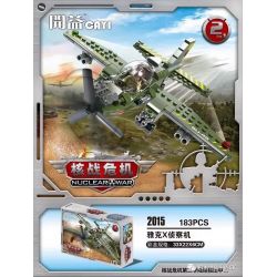 CAYI 2015 non  MÁY BAY TRINH SÁT YAK X bộ đồ chơi xếp lắp ráp ghép mô hình Nuclear War Chiến Tranh Hạt Nhân 183 khối