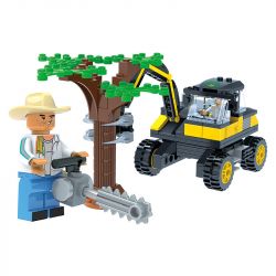 CAYI 1805 non  GHI NHẬT KÝ CƠ HỌC bộ đồ chơi xếp lắp ráp ghép mô hình City VILLAGE Thành Phố 162 khối