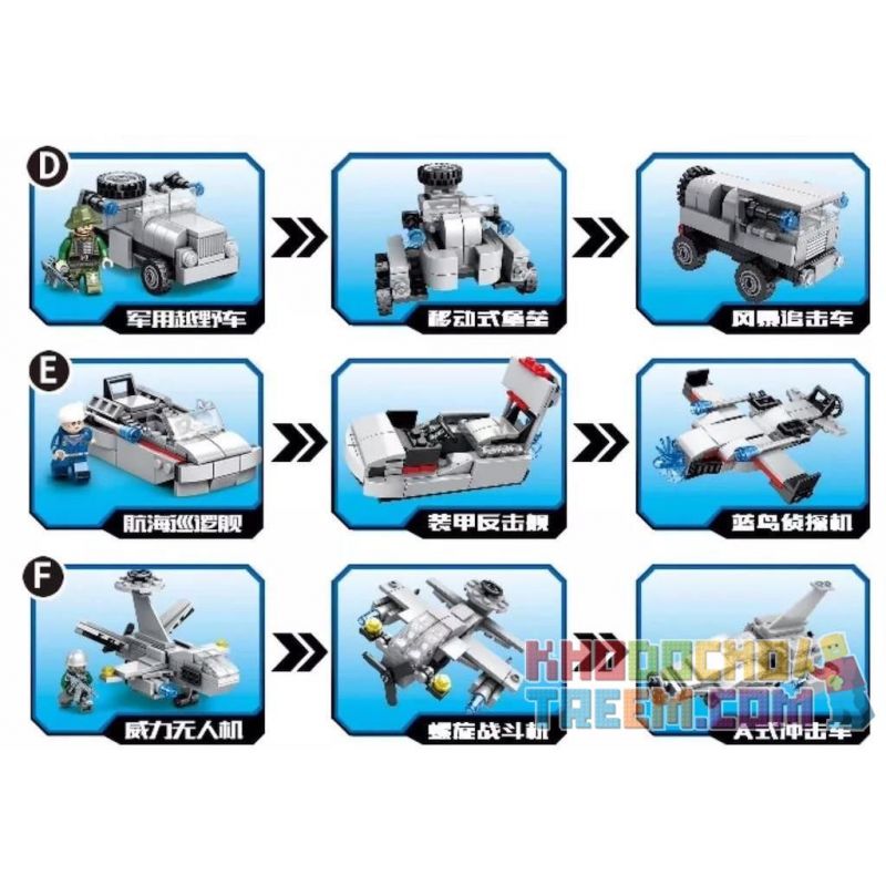 CAYI 2305 non  LOẠT TÀU SÂN BAY 9 MÔ HÌNH CỦA CHUYUN MÁY VẬN TẢI FEIYAN VÀ KHU TRỤC TITAN bộ đồ chơi xếp lắp ráp ghép mô hình Combined Deformation COMBINED DEFORMATION AIRCRAFT CARRIER Robot Kết Hợp 708 khối