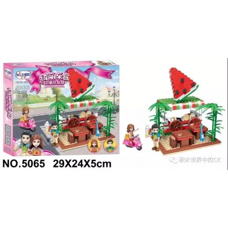 Winner 5065 non  QUẦY BÁN HOA QUẢ bộ đồ chơi xếp lắp ráp ghép mô hình  Các Bạn Gái 183 khối