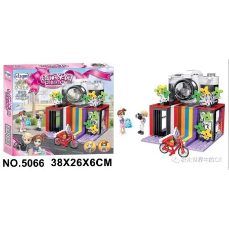 Winner 5066 non  PHÒNG ẢNH bộ đồ chơi xếp lắp ráp ghép mô hình  Các Bạn Gái 290 khối