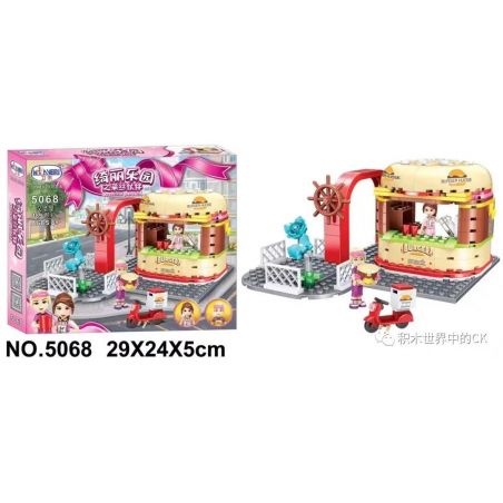 Winner 5068 non  HAMBURG. bộ đồ chơi xếp lắp ráp ghép mô hình  Các Bạn Gái 189 khối