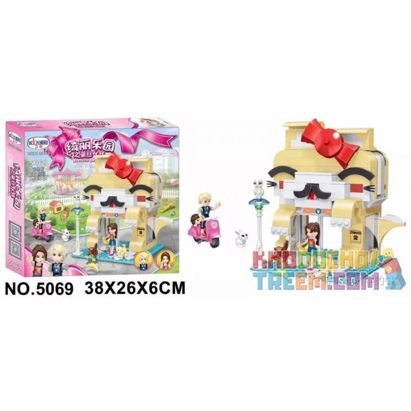 Winner 5069 non  CỬA HÀNG THÚ CƯNG bộ đồ chơi xếp lắp ráp ghép mô hình  Các Bạn Gái 285 khối