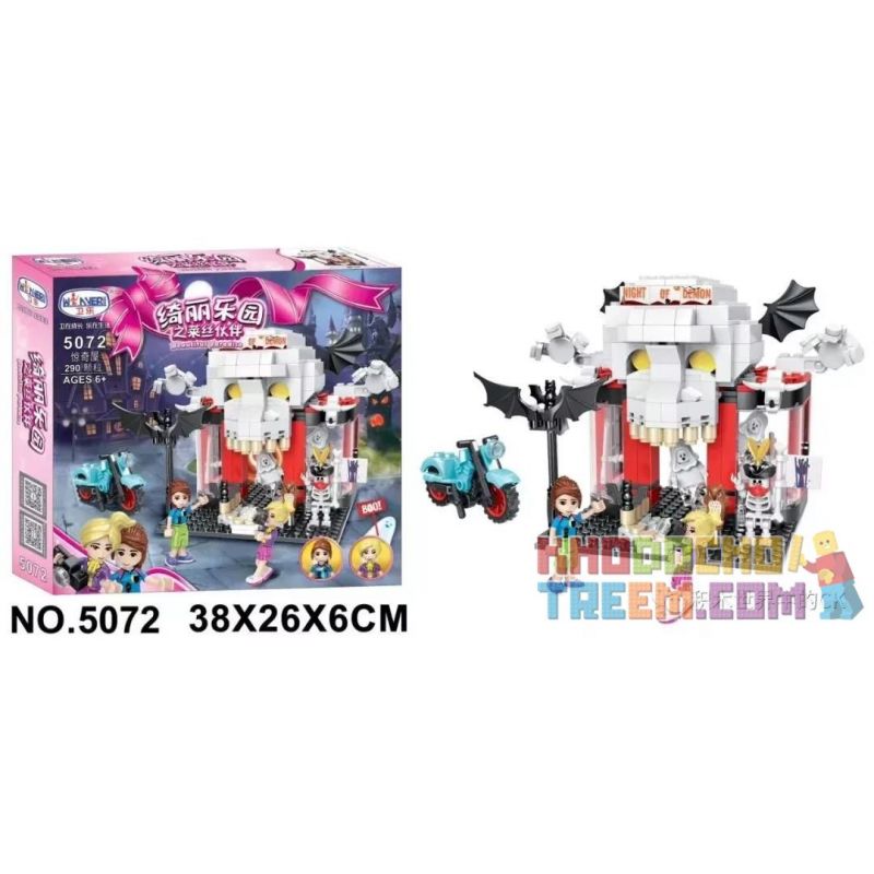 Winner 5072 non  NGÔI NHÀ BẤT NGỜ bộ đồ chơi xếp lắp ráp ghép mô hình  Các Bạn Gái 290 khối