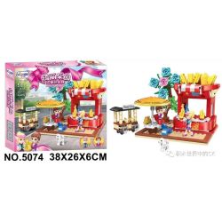 Winner 5074 non  CỬA HÀNG KHOAI TÂY CHIÊN bộ đồ chơi xếp lắp ráp ghép mô hình  Các Bạn Gái 283 khối