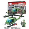 Winner 8017 non  TRỰC THĂNG QUÂN SỰ bộ đồ chơi xếp lắp ráp ghép mô hình Sky Wars SKYWARS Không Chiến 125 khối