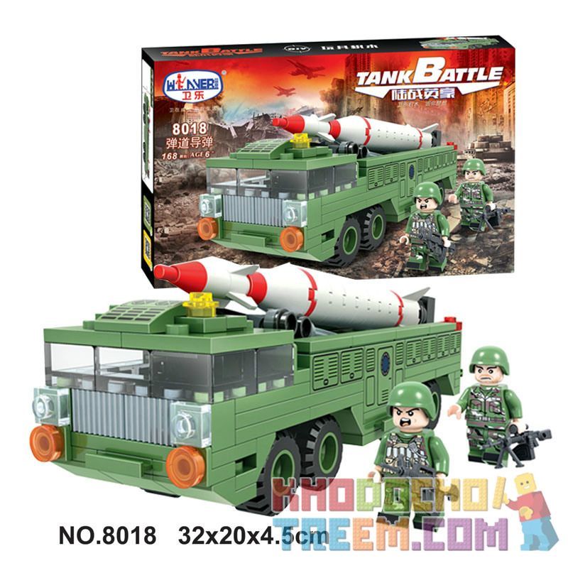 IBLOCK PL-920-97 920-97 PL920-97 Winner 8018 non  TÊN LỬA ĐẠN ĐẠO bộ đồ chơi xếp lắp ráp ghép mô hình Tank Battle TANKBATTLE Xe Tăng Đối Đầu 168 khối
