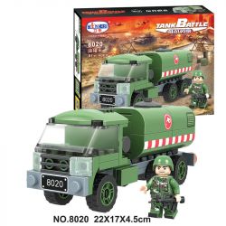 Winner 8020 non  XE BỒN bộ đồ chơi xếp lắp ráp ghép mô hình Tank Battle TANKBATTLE Xe Tăng Đối Đầu 91 khối