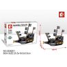 SEMBO SD6201 6201 non  NGỌC TRAI ĐEN bộ đồ chơi xếp lắp ráp ghép mô hình Pirates Of The Caribbean SEMBO BLOCK Cướp Biển Vùng Caribe 133 khối